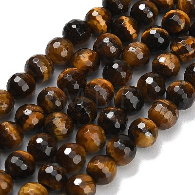 Natural Tiger Eye Beads Strands G-C280-B21-8mm-1