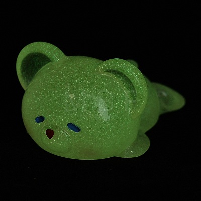 Luminous Resin Cute Little Bear Ornaments RESI-Z008-01D-1