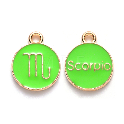 Alloy Enamel Pendants LS-ENAM-S124-01B-06L-1