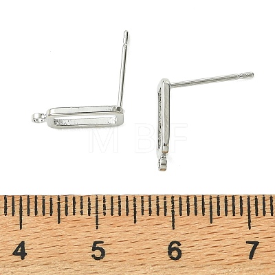 SHEGRACE Brass Stud Earring Findings XGRQ6H659-899P-1