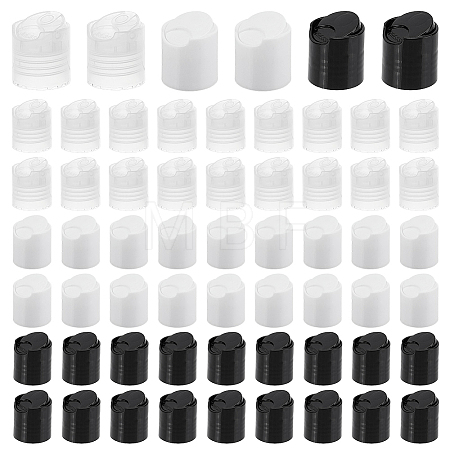 81Pcs 3 Colors Plastic Press Cap DIY-GO0003-41-1