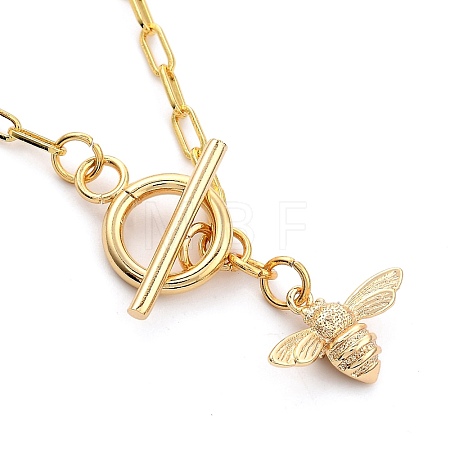 Brass Pendant Necklaces X-NJEW-JN03060-1