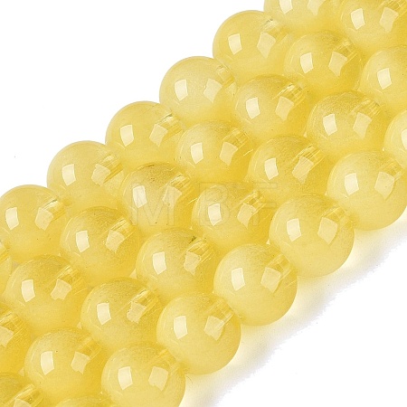 Transparent Glass Imitation Cat Eye Beads Strands GLAA-Q110-01C-17-1
