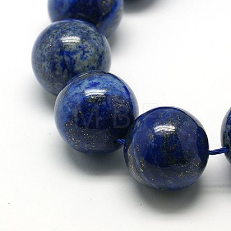 Natural Lapis Lazuli Beads Strands G-J001I-20mm-1
