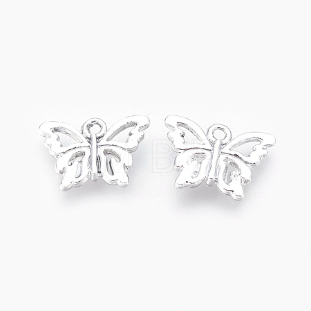 Alloy Butterfly Charms PALLOY-J218-124S-AAA-1