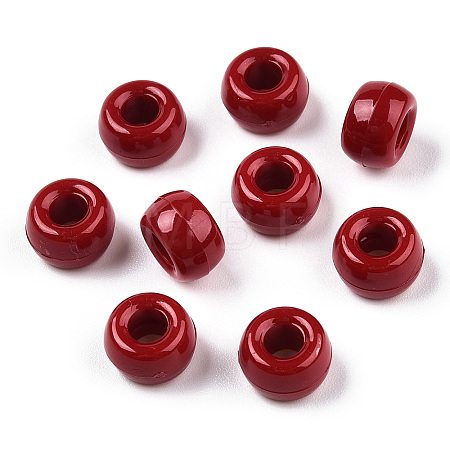 Opaque Plastic Beads KY-T025-01-F09-1