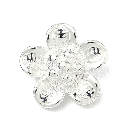 925 Sterling Silver Flower Charms STER-H119-02S-1