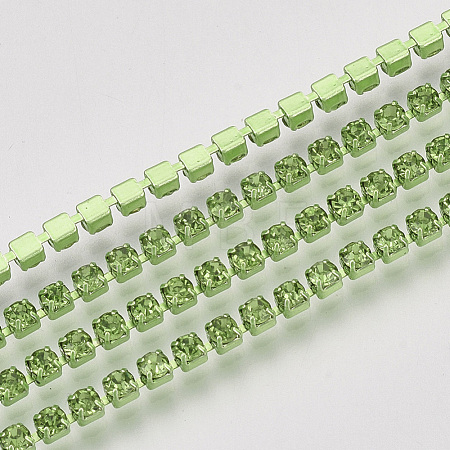 Electrophoresis Iron Rhinestone Strass Chains CHC-Q009-SS6.5-B06-1