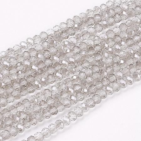 Transparent Glass Beads Strands GLAA-F076-B04-1