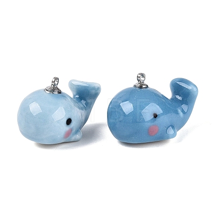 Handmade Porcelain Pendants PORC-N013-17B-1