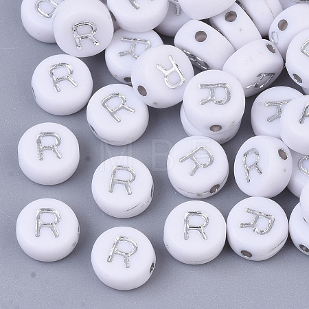 Plating Acrylic Beads PACR-R243-04R-1