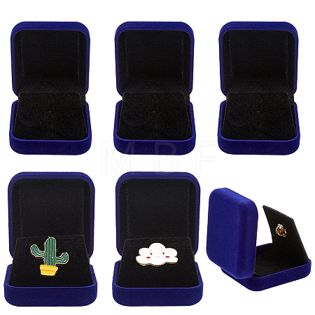 Velvet Jewelry Gift Storage Boxes CON-CY0001-01B-02-1