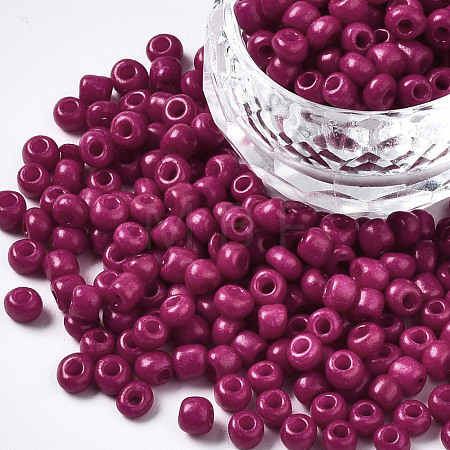 6/0 Glass Seed Beads SEED-S058-A-F451-1