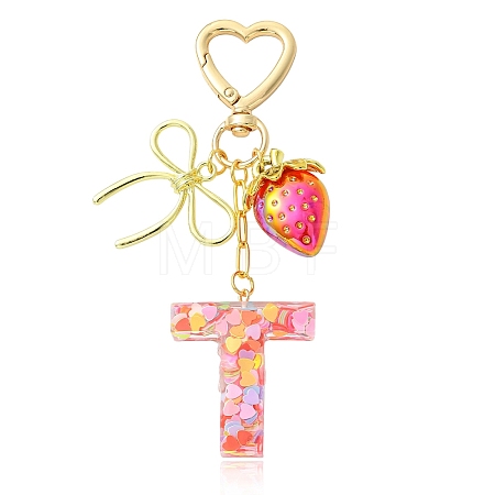 Alloy & Resin Pendant Decorations HJEW-YW00401-06-1