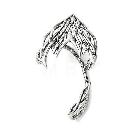 316 Surgical Stainless Steel Cuff Earrings EJEW-E300-05AS-02-1