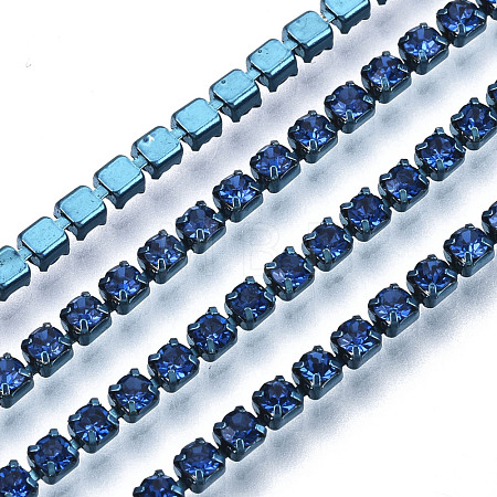 Electrophoresis Iron Rhinestone Strass Chains CHC-Q009-SS6.5-B11-1