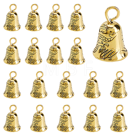 Alloy Bell Charms FIND-WH0173-417AG-1