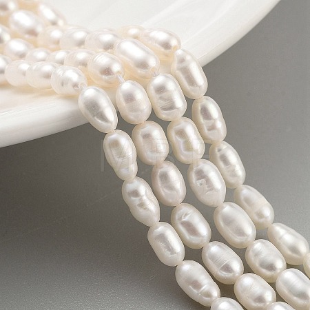 Natural Cultured Freshwater Pearl Beads Strands PEAR-P062-05C-1