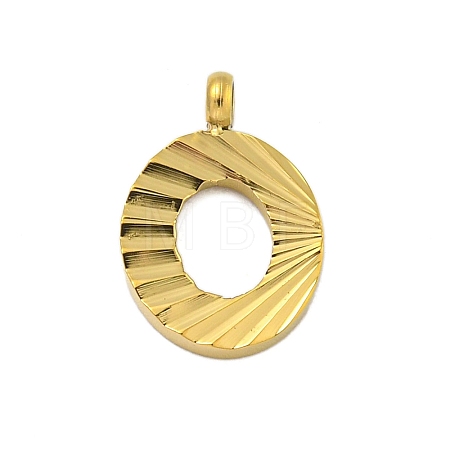 Ion Plating(IP) 304 Stainless Steel Charms STAS-G345-01G-O-1