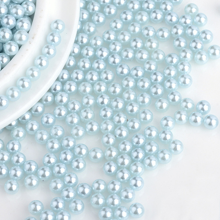 Imitation Pearl Acrylic Beads OACR-S011-8mm-Z12-1