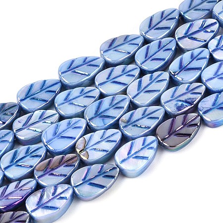 Natural Freshwater Shell Carved Beads Strands SHEL-N038-25A-1