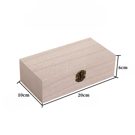 Rectangle Wooden Jewelry Packing Boxes CON-WH0133-005-1