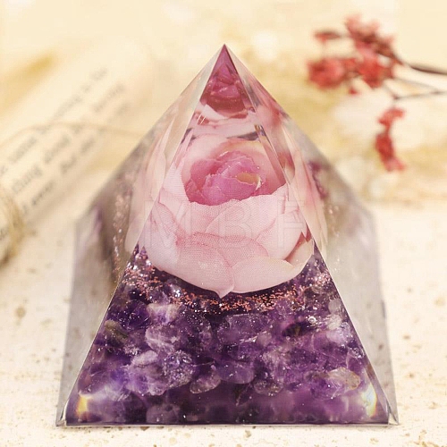 Orgonite Pyramid Resin Energy Generators PW-WG42768-20-1