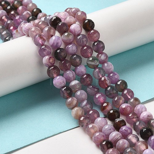 Natural Agate Beads Strands G-G079-A03-03-1