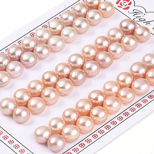 Grade 3A Natural Cultured Freshwater Pearl Beads PEAR-N018-3A-8085B-1