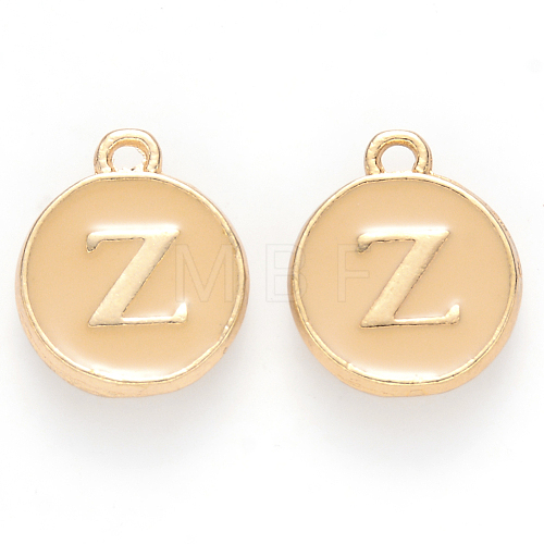 Golden Plated Alloy Enamel Charms ENAM-S118-06Z-1