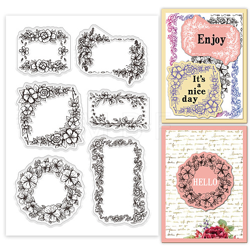 Custom PVC Plastic Clear Stamps DIY-WH0618-0048-1