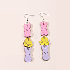 Easter Wood Dangle Earrings FS-WG30599-04-1