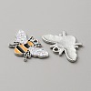 Alloy Enamel Pendants ENAM-WH0004-07P-2
