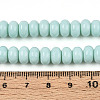Opaque Spray Painted Glass Beads X-GLAA-ZX008-8mm-18A-4