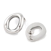 304 Stainless Steel Oval Stud Earrings EJEW-M073-06P-2