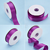 100% Polyester Double-Face Satin Ribbons for Gift Packing SRIB-L024-3.8cm-467-6