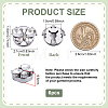 Alloy & Rhinestone Cufflinks FIND-FG0005-66P-01-2