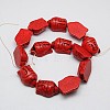 Synthetic Turquoise Beads Strands TURQ-G119-20x29mm-03-2
