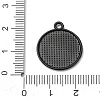 Coffee Alloy Enamel Pendants ENAM-I089-01B-01-3