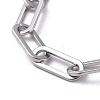 304 Stainless Steel Paperclip Chain Bracelets X-BJEW-JB05044-02-2