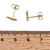304 Stainless Steel Stud Earrings SA-CBABF3F-14G-03-5