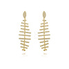 Brass Stud Earrings FS-WGFD99A-01-3