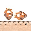 West Cowboy Theme Alloy Enamel Pendants ENAM-L056-01E-04-3