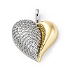 Brass Micro Pave Cubic Zirconia Pendants KK-S510-32GP-01-1