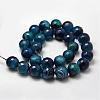 Natural Agate Beads Strands G-G882-14mm-D01-2-2