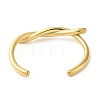 304 Stainless Steel Wire Wrap Cuff Bangles BJEW-Q773-06C-G-3