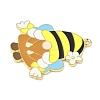 Bees Theme Alloy Enamel Pandants FIND-M083-06E-G-2