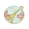Alloy Enamel Pendants FIND-E054-06E-2