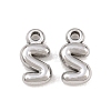 304 Stainless Steel Pendants STAS-S186-12S-P01-1