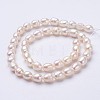 Natural Cultured Freshwater Pearl Beads Strands PEAR-P002-29-2